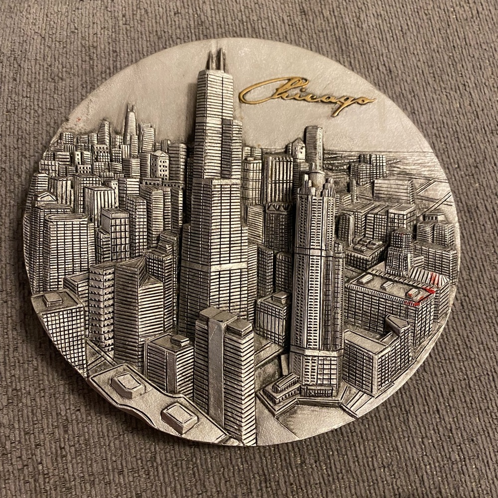 Chicago silver plate.